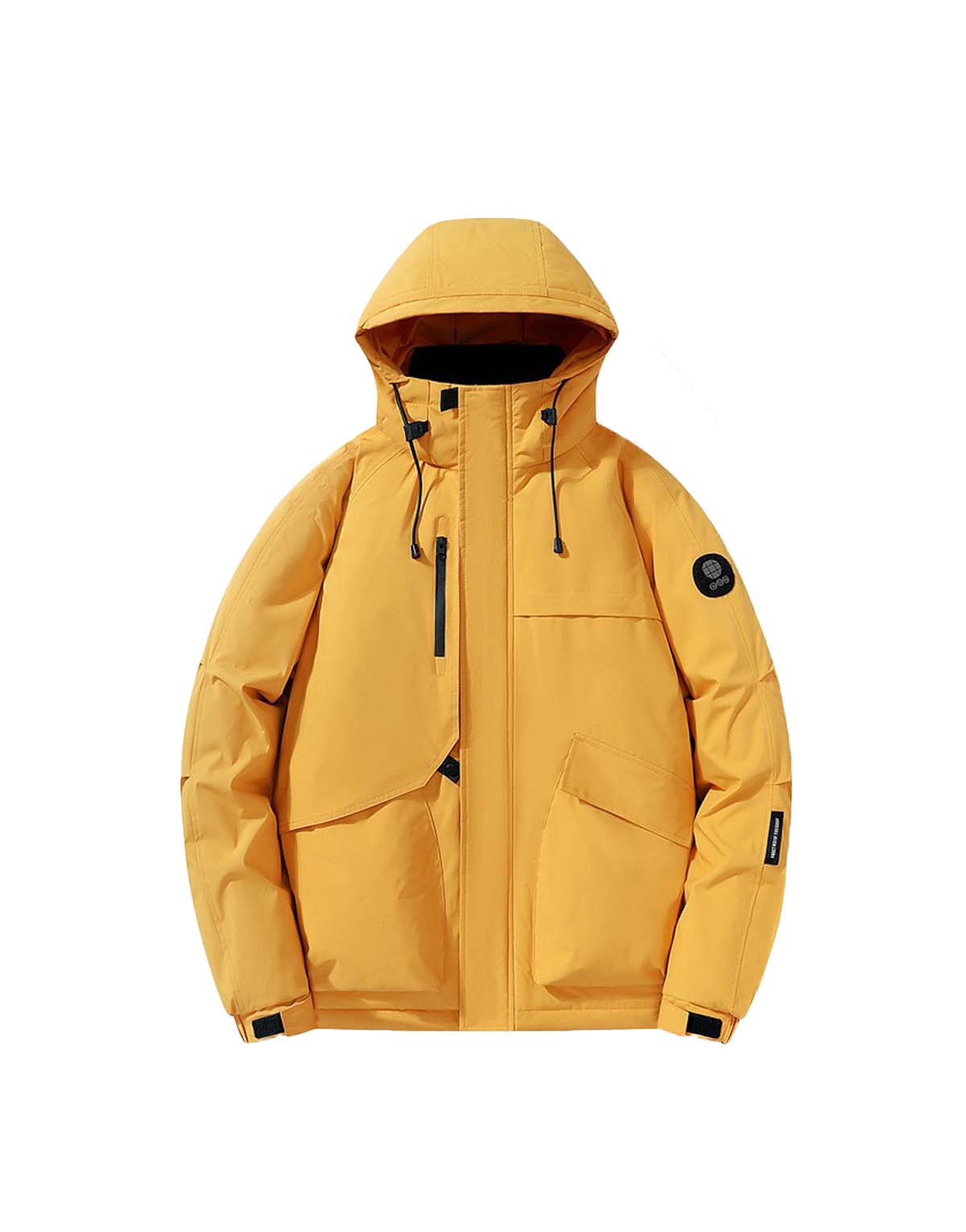 Men's Hooded Graphene Thickened Windproof and Waterproof Cotton Jacket-mc992-1